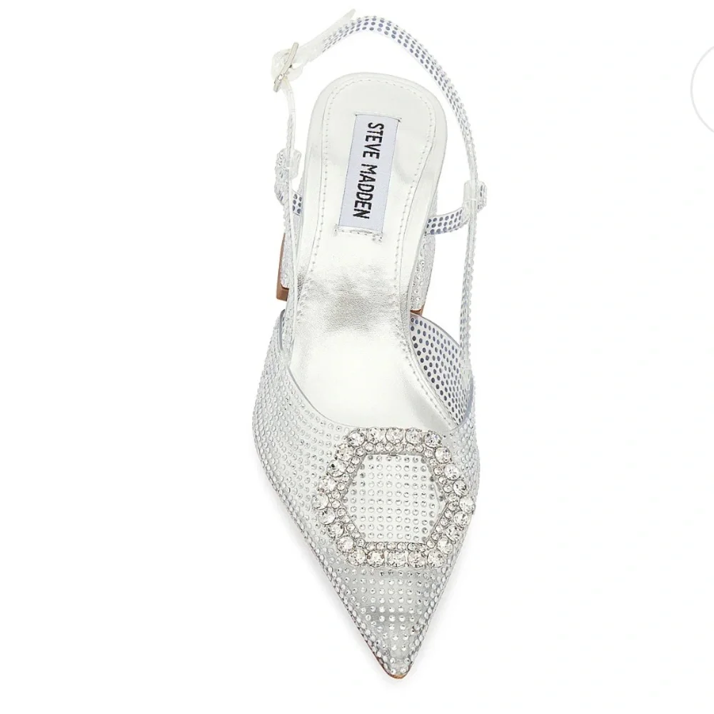 Steve Madden Bergen Heel in Clear Size: 6